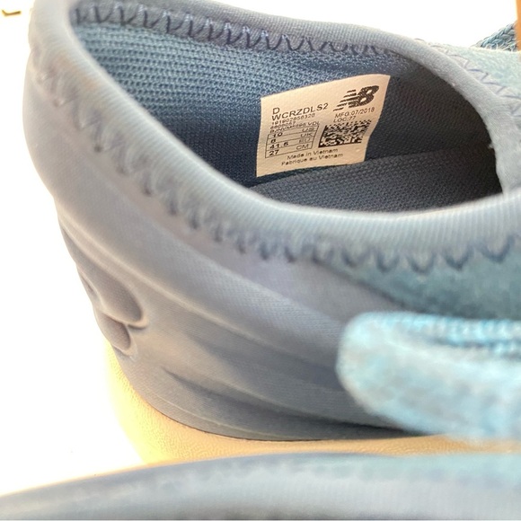 New Balance Fresh Foam Cruz Sneakers Womens 10 Mesh Fabric Teal Blue Like New - Picture 14 of 15